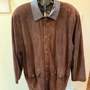 Bullock & Jones Men's Brown, buttery soft , Suede Jacket size XL